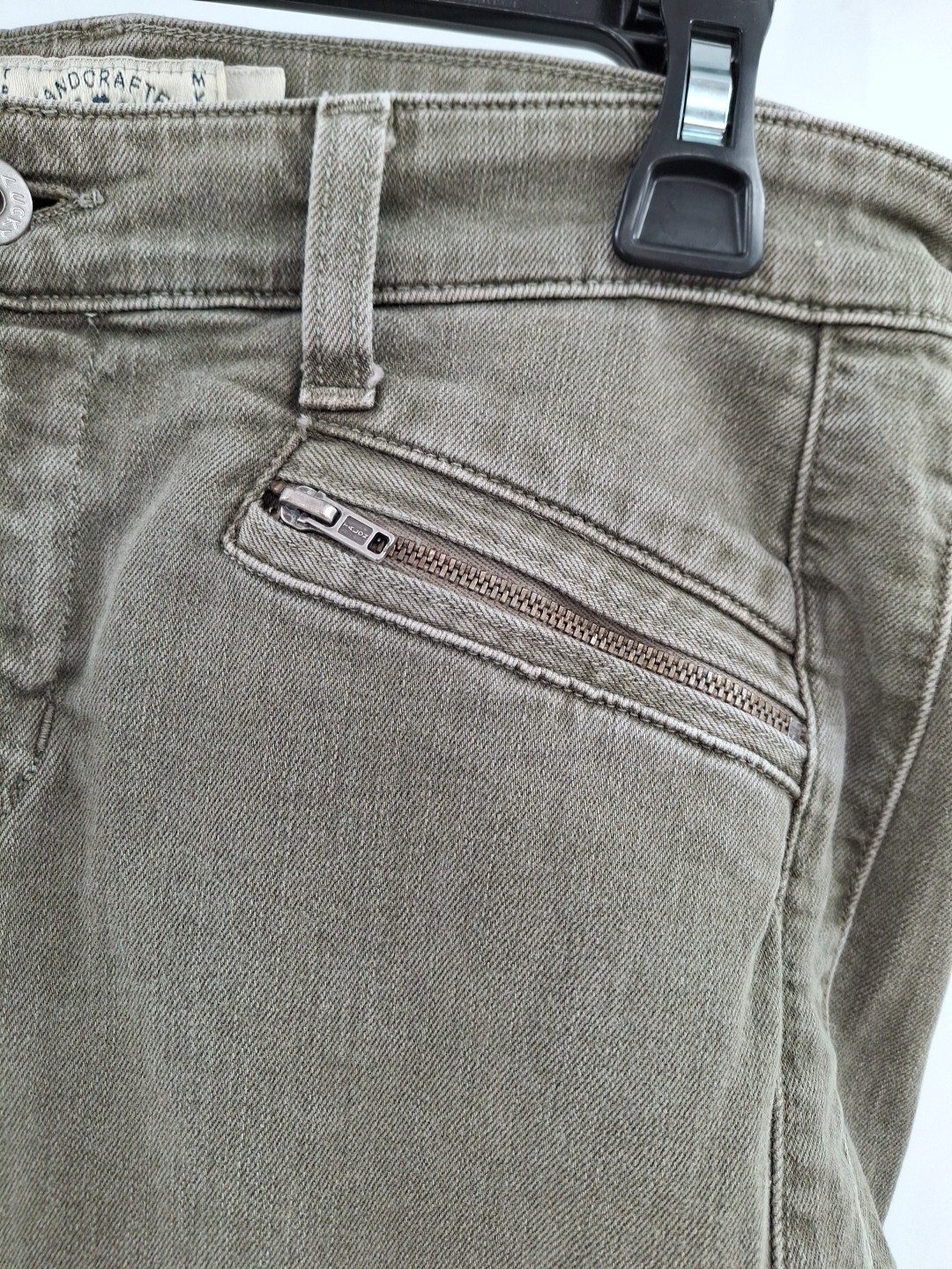 Lucky Brand Womens Brooke Skinny Olive Utility Jeans 8/29 thumbnail 3