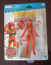 Hasbro Marvel Legends Retro Card Tigra Feline Fury 6  Figure New Factory Sealed