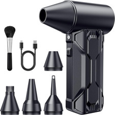 Compressed Air Duster, 110000 RPM High-Speed Electric Air Duster with Brushless
