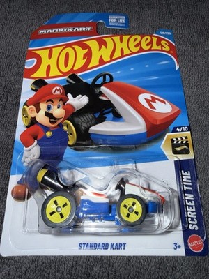 New 2026 Hot Wheels Screen Time Mario Kart Standard Kart 4/10 1:64 Diecast