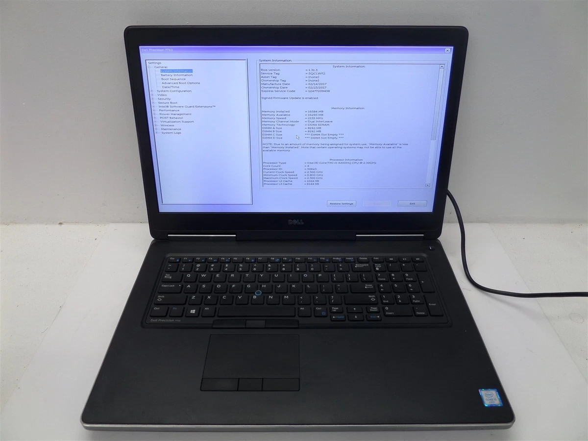 Dell Precision 7710 Workstation PC Laptops & Netbooks for Sale