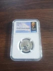 1960 Washington Quarter 25c Coin, NGC PF66, 90% Silver