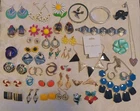 Vintage Mod New Designer Mixed Lot 40+ Pieces Colorful Enamel Costume Jewelry