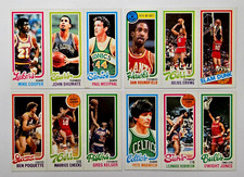 1980-81 TOPPS MICHAEL COOPER RC ROOKIE JULIUS ERVING MARAVICH EX+ VINTAGE LOT(4)