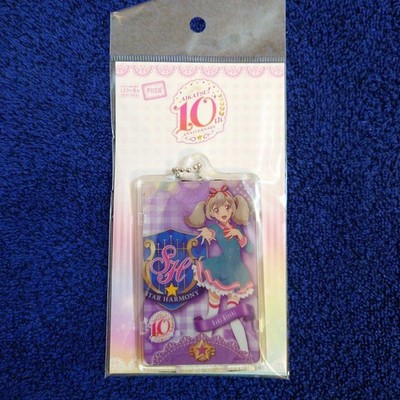 Aikatsu PIICA Himeishi Raki 10th Anniversary LE Card + Clear Pass Case