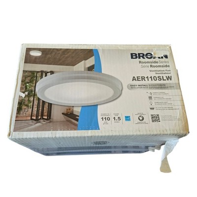 Broan-NuTone AER110SLW Energy Star Certified Bath Fan, Medium, White, *FAN ONLY*