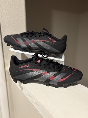 adidas Predator Club FG/MG Soccer Cleats ID1325 Black Red Mens
