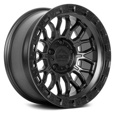 Lock Off-road Combat Wheels 17x9 1 6x139.7 106.2 Black Rims Set Of 4