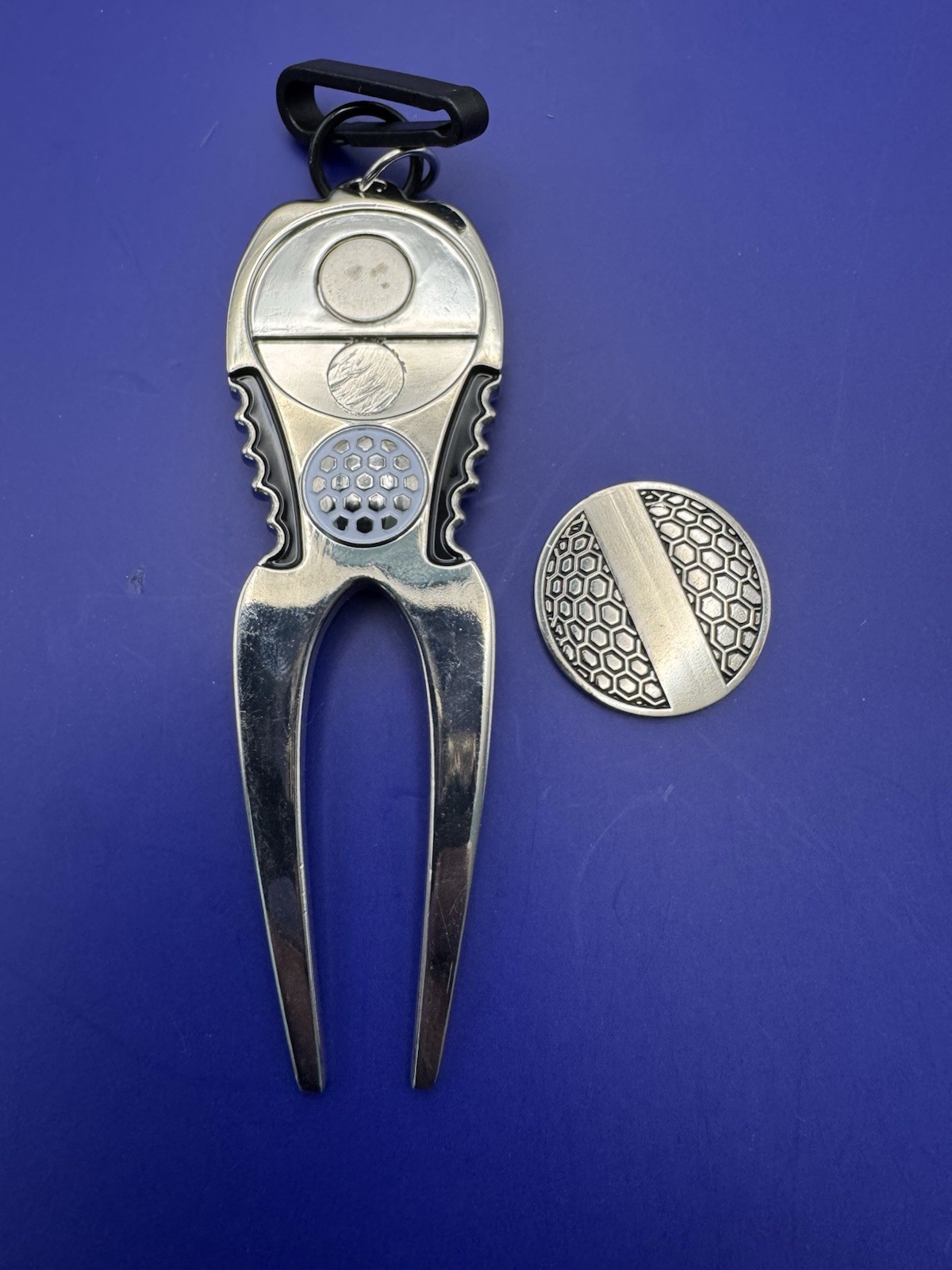 Golf Divot Repair Tool and Ball Marker
