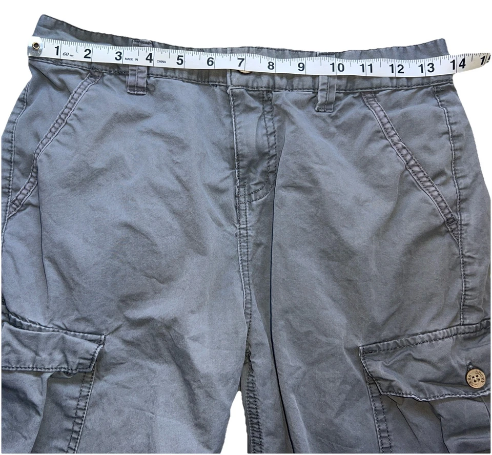 Shorts Lucky Brand Youth tamanho 14 cinza carga - Imagem 3 de 4