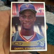 1984 Donruss #68 Darryl Strawberry New York Mets Rookie Card RC Stunner Razor Sh