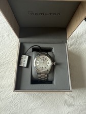 Hamilton Khaki Field Day Date Automatic Stainless Steel Silver Dial