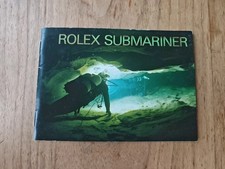 Rolex Submariner operating instructions Circa 1996 ENG