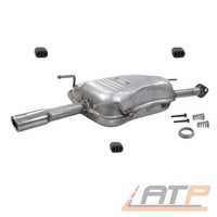 EndschalldÄMpfer Auspuff SchalldÄMpfer FÜR Opel Astra G Caravan Kombi 1.8 2.0