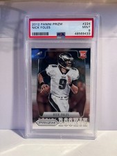 Nick Foles | 2012 Panini Prizm #224 Rookie RC Football Card PSA 9. rookie card picture