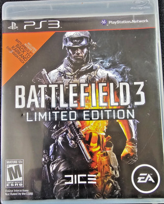 Battlefield 3: Limited Edition - PlayStation 3 -Electronic Arts - PS3 Video Game