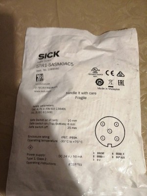 NEU SICK STR1-SASM0AC5 1069560 Brandneu Sicherheitsschalter 