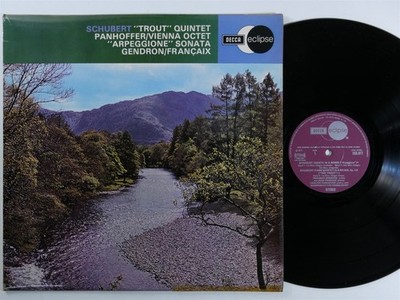 SCHUBERT Trout Quintet GENDRON/FRANCAIX/PANHOFFER DECCA LP VG++/NM B844