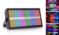 Led Wall Washer Light,200W Stage Lighting Bar Dj Light Bar Party Black 1PC