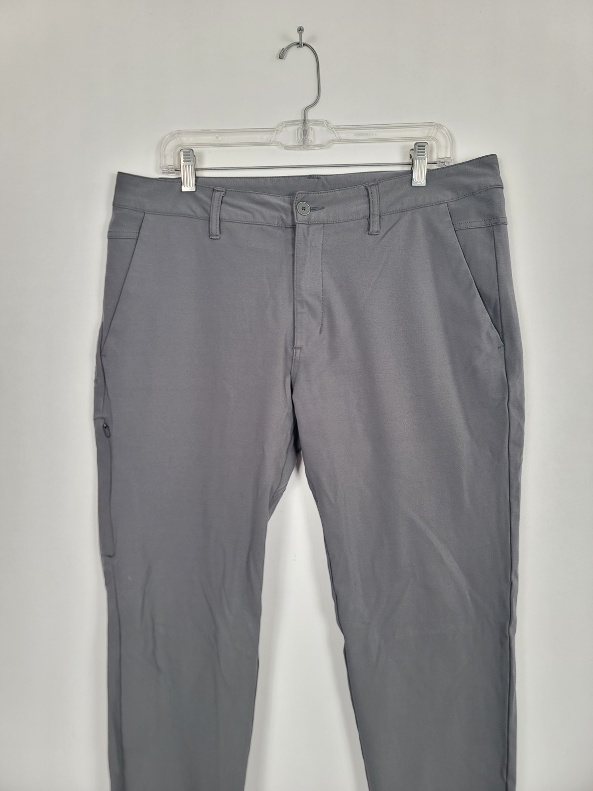 BYLT Everyday Pant 2.0 Mens XL Performance Stretch Chino Golf Travel Casual Gray