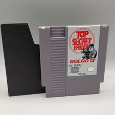 Golgo 13 Top Secret Episode (Nintendo NES, 1988) Authentic Cartridge Only Tested