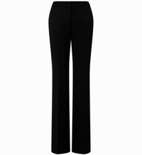 Moschino Couture Women s Trousers Black Dress Flare Pants Sz 6 Milan Italy