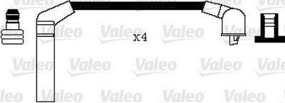 VALEO 346062 Zündkabelsatz Zündleitungssatz für HYUNDAI GETZ (TB) ACCENT II (LC)