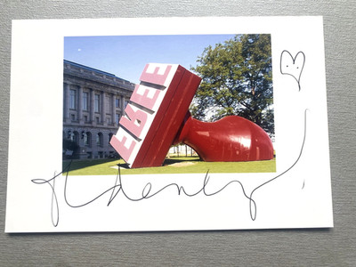 CLAES OLDENBUREG ( 2022) original signed photo 10x15 autograph