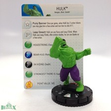 Heroclix Avengers Assemble set Hulk 033 Rare figure w/card