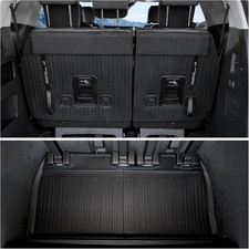 Cargo Lower Mat Backrest Mats for 2022-2025 2026 Kia Carnival, All Weather TP...