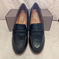 Franco Sarto Women's Chrissy Classic Black Loafers Size 8