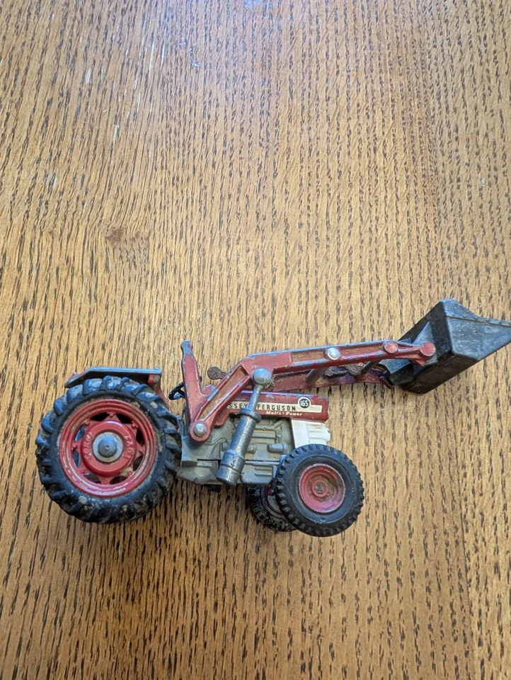 Vintage Corgi Die Cast Massey Ferguson 165 Tractor With Front Loader - Image 3 of 4