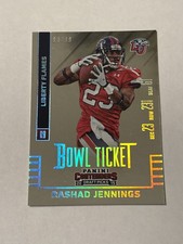 RASHAD JENNINGS CONTENDERS BOWL TICKET SP /99 LIBERTY FLAMES JAGUARS NY GIANTS