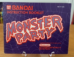 Monster Party (Nintendo, NES) CIB Complete