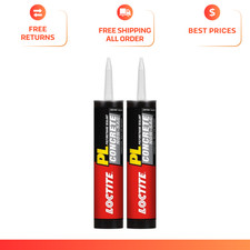 PL S10 10 Oz. Gray Concrete Crack and Masonry Polyurethane Sealant 2-Pack 