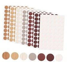 7 Sheets Screw Hole Covers Sticker 21mm 54 in 1 Self Adhesive Hole Sticker