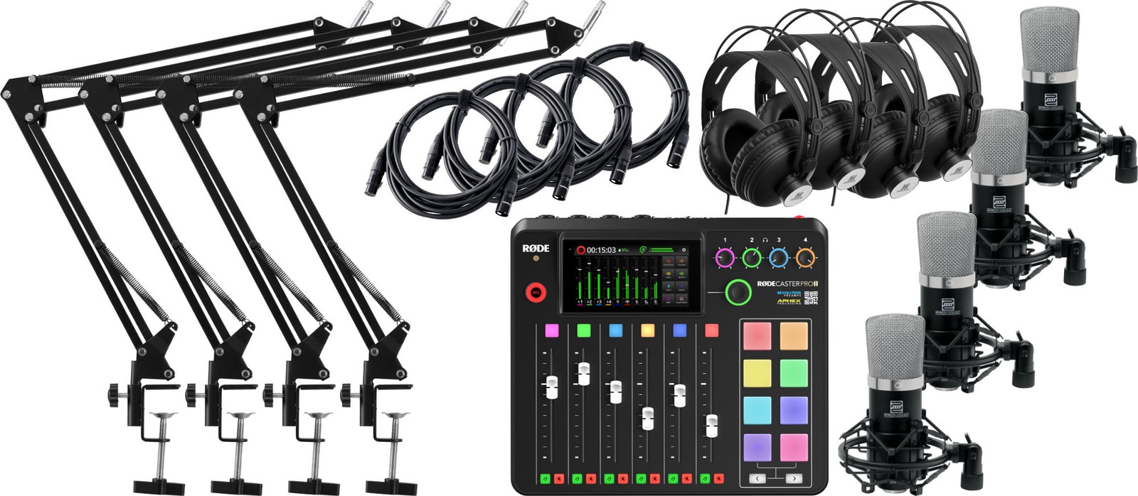 Аудиопродукция Mischpult Zubehr для подкаста Rode RodeCaster Pro II и интервью с ним 168590₽