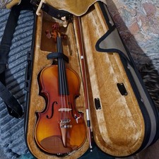 1x TOYAMA Modell 1/4B 4-saitige GEIGE mit Kof...
