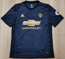 Manchester United Third Football Shirt Jersey Adidas 2018 2019 Size M Lukaku