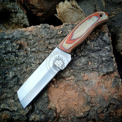 Handmade Bull Cutter Cowboy Hunting Knife Skinner Camping Bowie Dagger Machete