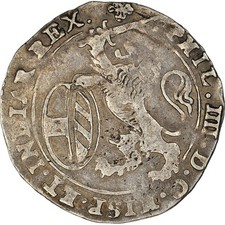[#971968] Coin, Spanish Netherlands, BRABANT, Philip IV, Escalin, 1637, Brab, an