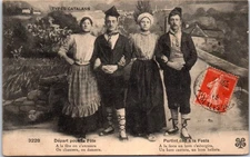 66 CATALAN TYPES - old postcard [JR03098]