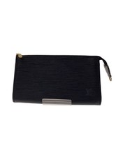 LOUIS VUITTON Pochette Accessoires Epi M52952 Leather Black Strap missing Auth