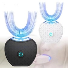 U-Shape Ultrasonic Toothbrush 360  Electric Teeth Cleaner Whitening Automatic