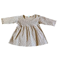 Quincy Mae Long Sleeve Jersey Dress Ditsy Bloom 0-3 months