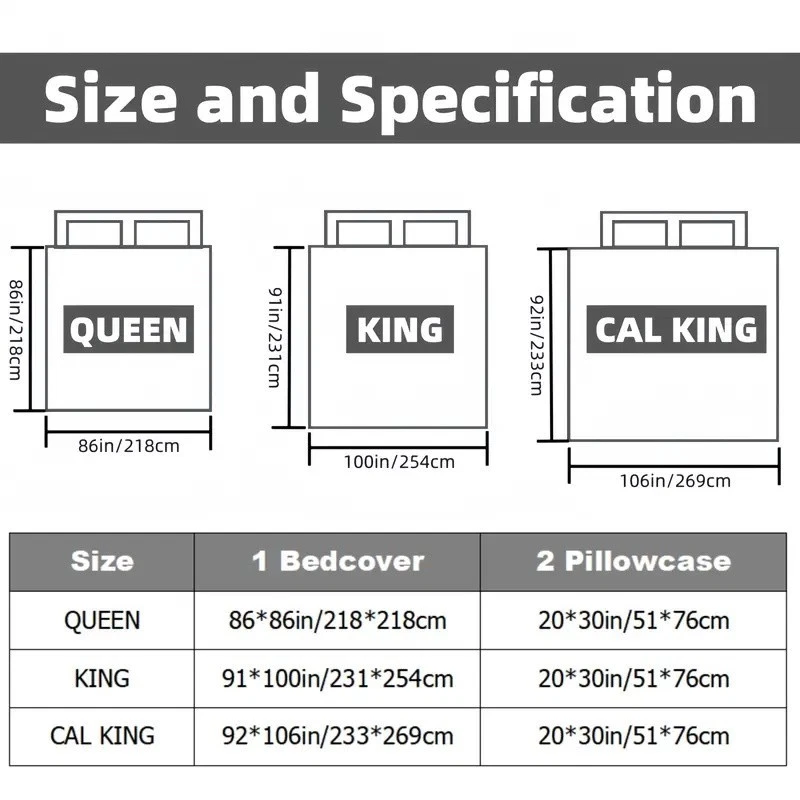 Juego de cama colcha 9 piezas con cortinas matemáticas Queen King Cal King Size Foto 3 de 4