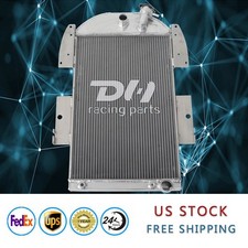 3row Aluminum Radiator Fit 1934-1936 Chevy Master Deluxe Truckdb 3.4l L6 3436