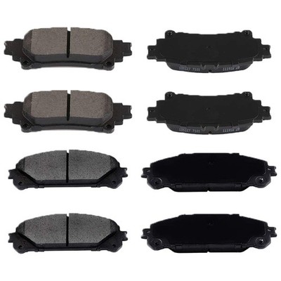 Ceramic Brake Pads for Lexus RX350 2010-2015 for Toyota Highlander 2014-2019