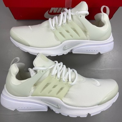 Nike Air Presto Größe UK 10 Triple White Pure Platinum Herren Sportschuhe CT3550-100