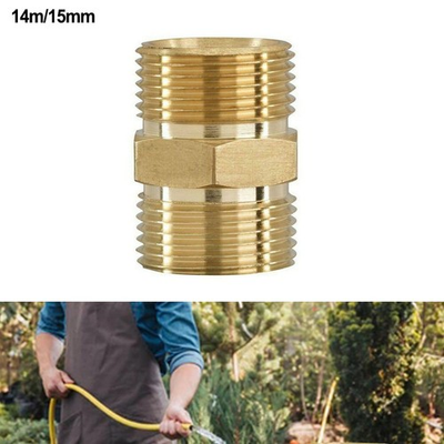 #ad M22 15mm To External Thread Adapter Connector Electric Pressure Washer Hose $10.43